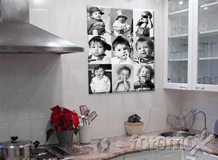 Arreda la tua casa con tele collage per avere tutte le tue foto unite in unico quadro
