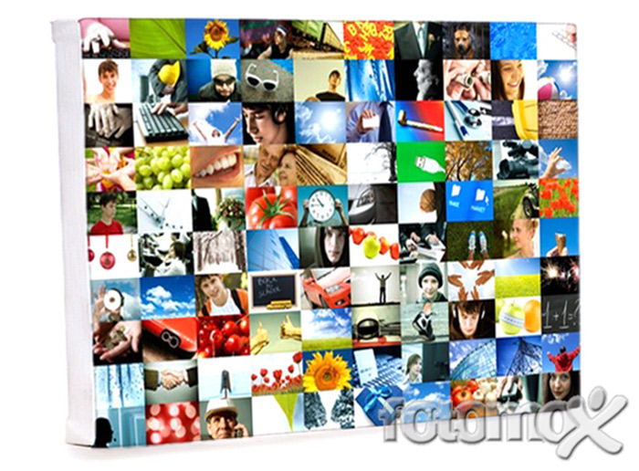 Esempio di foto su tela con effetto collage