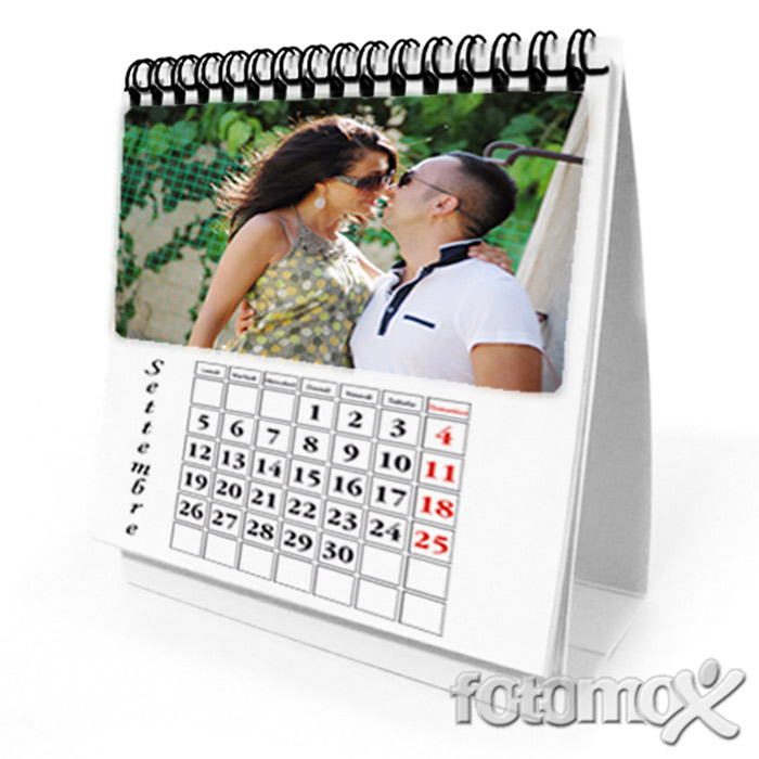 Calendario da tavolo personalizzato con foto