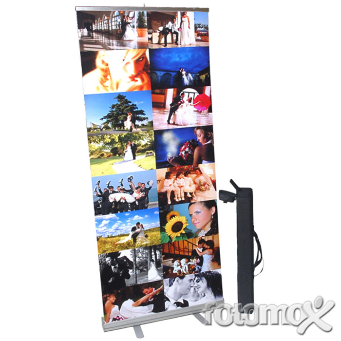Espositore banner stampato con foto