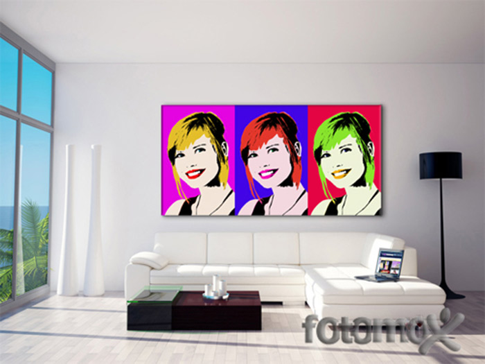 Arreda i tuoi interni con un pop art su tela canvas