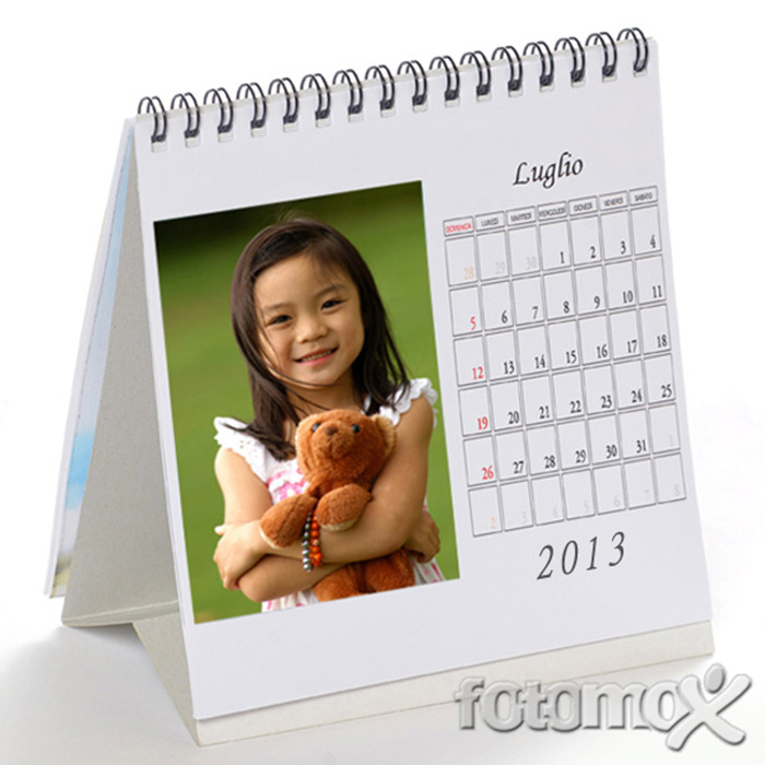 calendario da tavolo personalizzato
