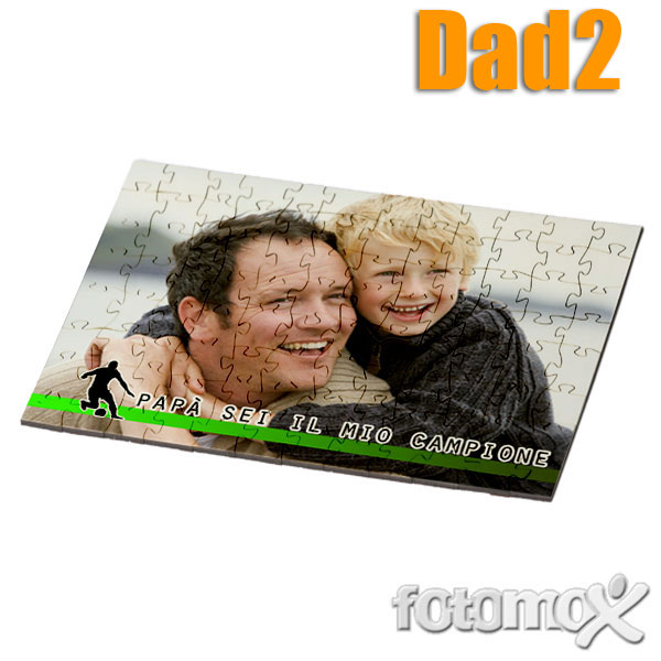 Un puzzle personalizzato per la festa del papà