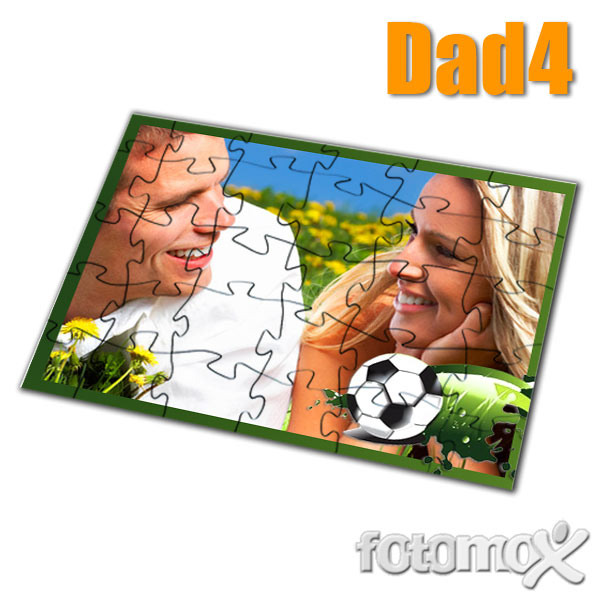 Una foto su puzzle per la festa del papà