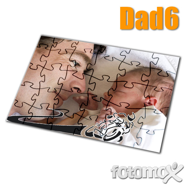 il puzzle personalizzato con foto &ègrave; il regalo ideale per la festa del papà