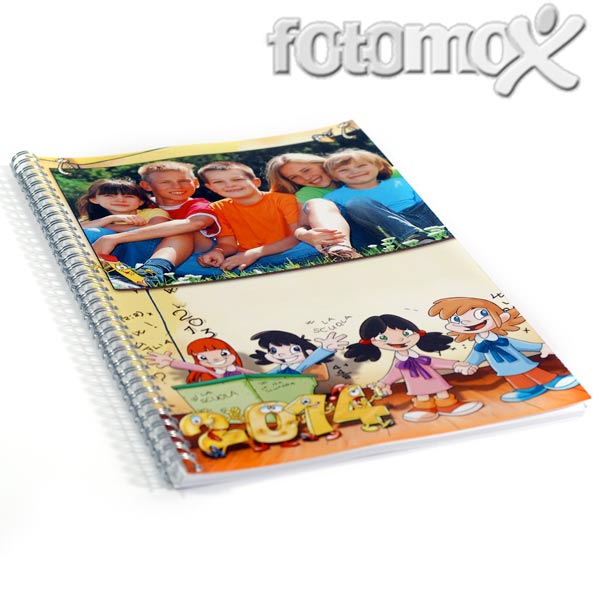 Quaderno personalizzato con foto o grafiche