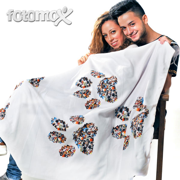 Coperta in pile pedonalizzata con foto