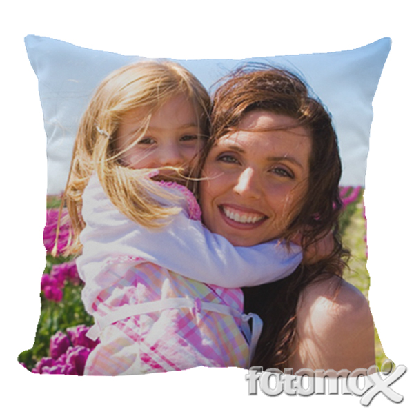 Cuscino in tessuto scamosciato personalizzato con foto