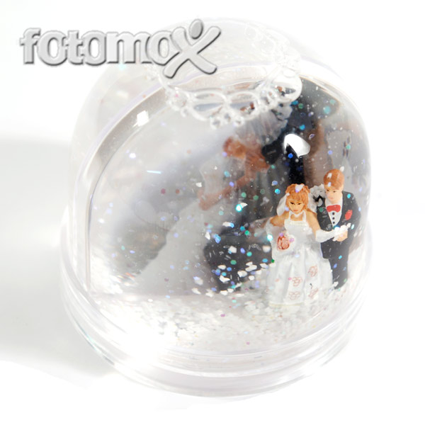 Foto globo wedding personalizzato