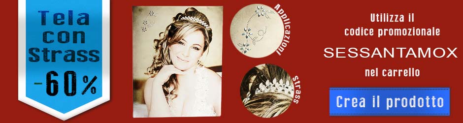 Promozione Tela con Strass