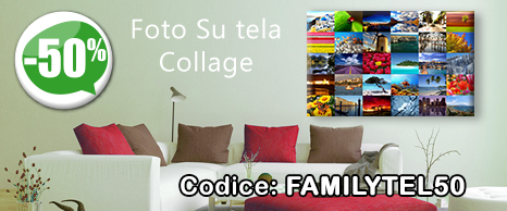 Foto su Tela Collage al 50% sconto