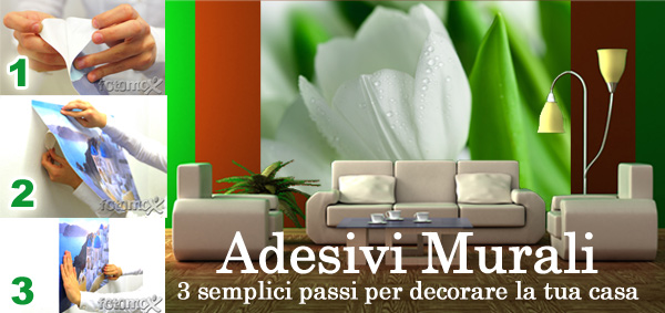 Adesivi murali personalizzati con foto Adesivi murali