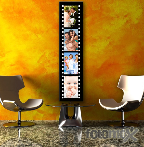 Tela canvas effetto cinema verticale
