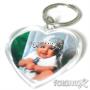Portachiavi a cuore personalizzato con foto