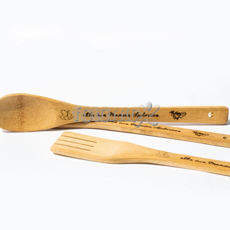 mestolo da cucina in legno personalizzato con nome