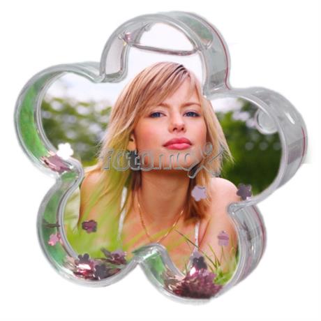 Globo a forma di fiore con foto