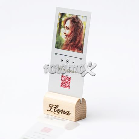 targa musicale personalizzata con le tue foto e musica