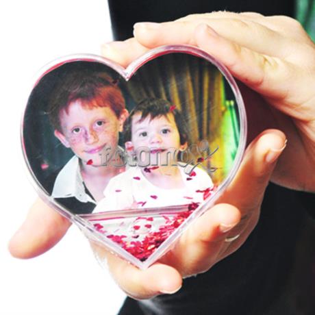 Globo a cuore con foto