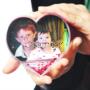 Globo a cuore con foto