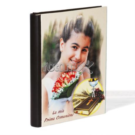 album fotografico in pelle personalizzato in copertina